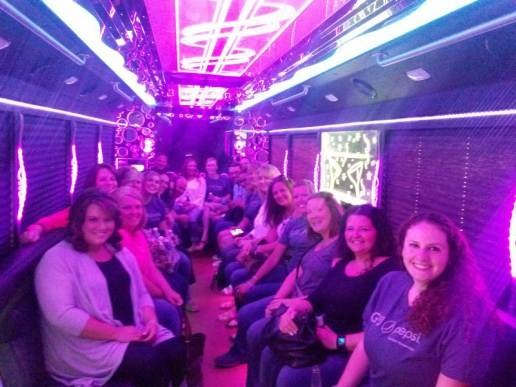 Luxury limousine service by www.transportlinkhub.pro featuring satisfied customers celebrating memorable moments.