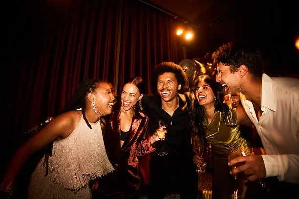 Happy customers enjoying luxury limousine service from www.transportlinkhub.pro, highlighting quality transportation and memorable